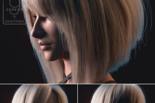 Dforce hailey hair for genesis 9