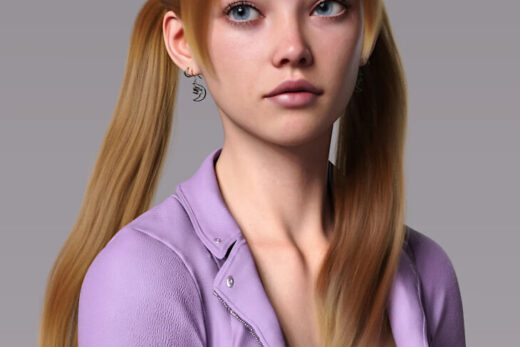 Dforce nikol pigtails for genesis 9