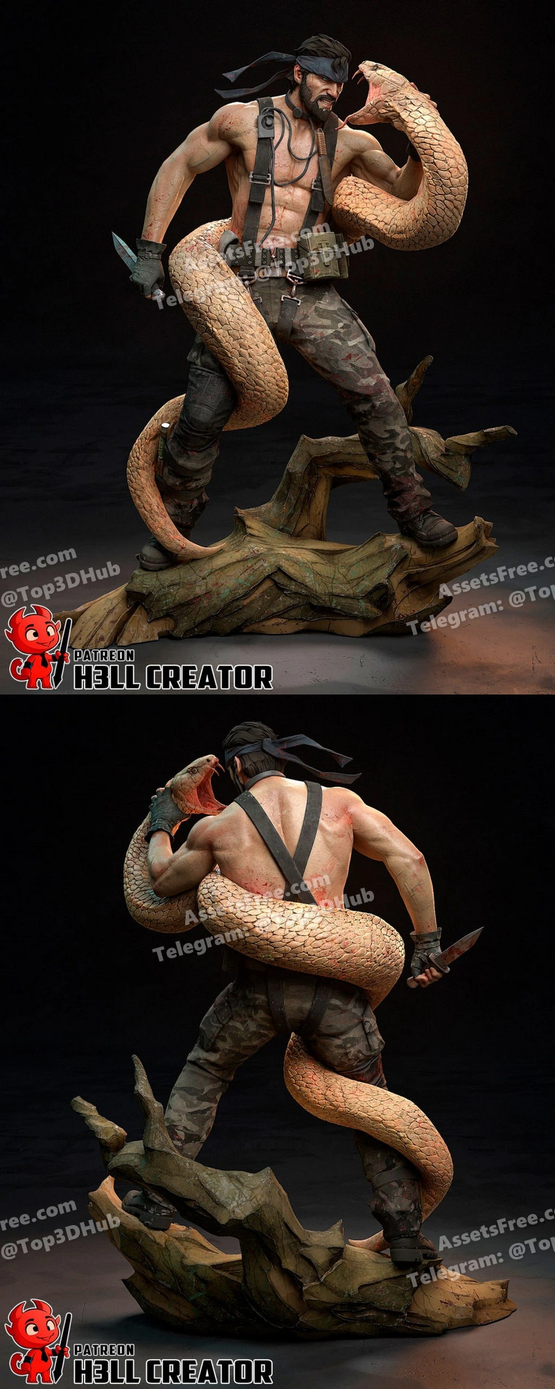 H3ll creator metal gear big boss