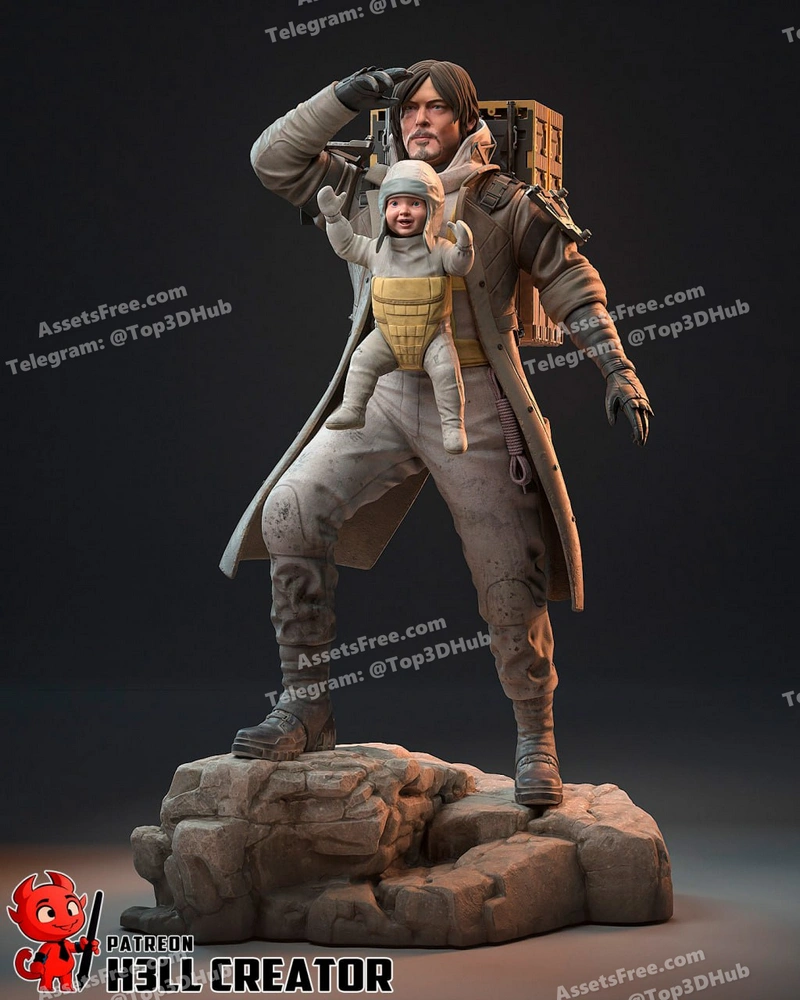 h3LL creator – Sam Bridges – STL 3D Print Model | AssetsFree.com H3ll creator sam bridges