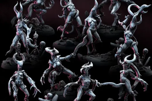 05 demonettes x10 v2 32mm base