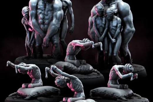 14 shattered vessels x6 32mm base