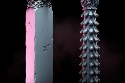 35 pillars of pleasure terrain