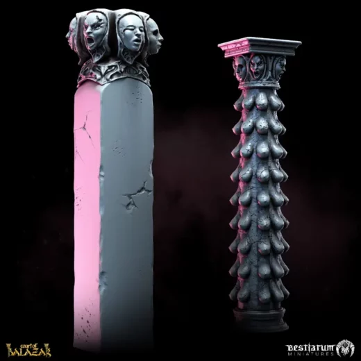 35 pillars of pleasure terrain