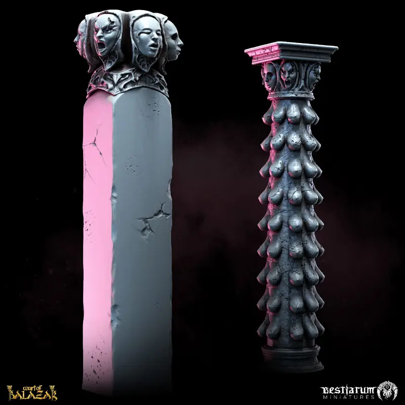 35_Pillars of Pleasure – Terrain – STL 3D Print Model | AssetsFree.com 35 pillars of pleasure terrain