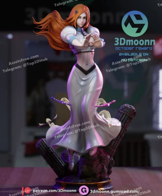 3dmoonn bleach orihime
