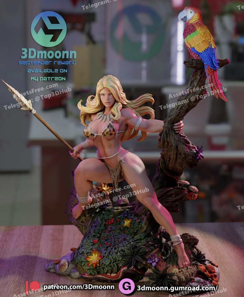 3dmoonn marvel shanna