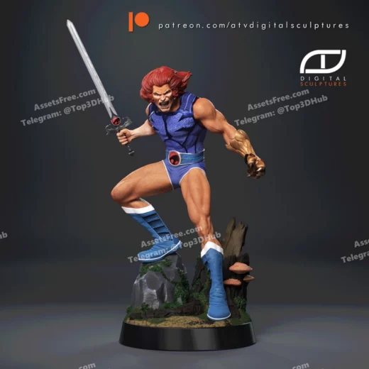 Atv digital sculptures lion o