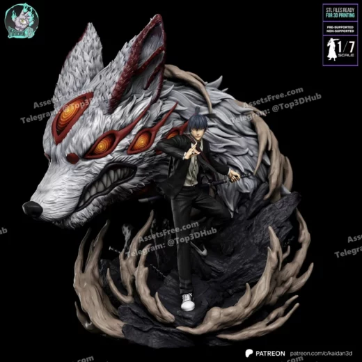 Aki hayakawa x fox devil (non supported stl)