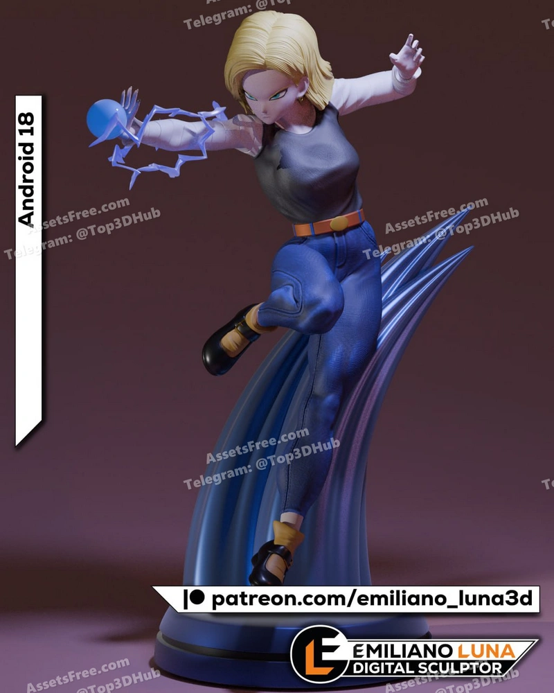 Android 18 emiliano luna3d @stl for home