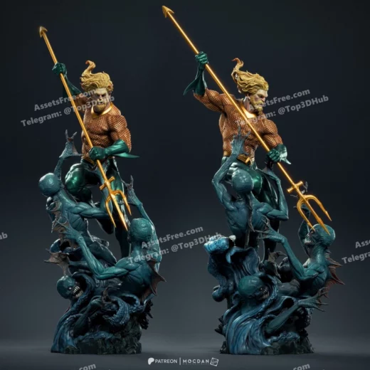 Aquaman dc mocdancollectibles @stl for home