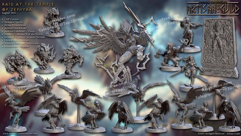 Artisan guild 2025 08 raid at the temple of zephyra