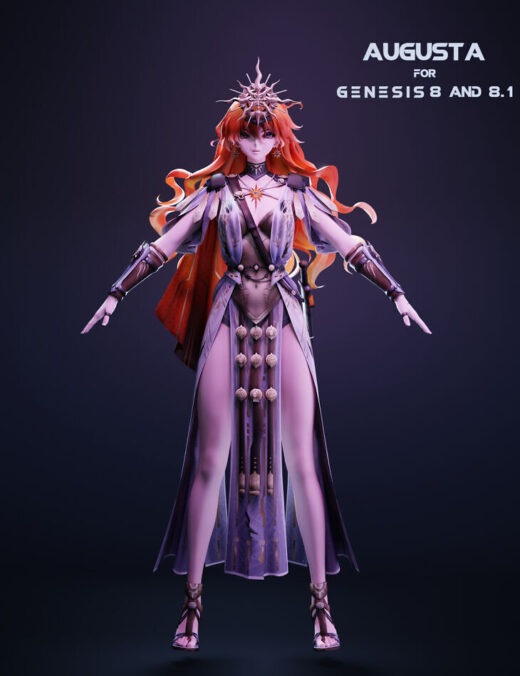 Augusta for genesis 8 and 8.1 female