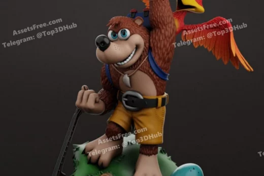 Banjoo and kazooie merge project figures