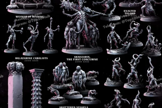 Bestiarum miniatures 08 2025 the cabal of languorbalazars dominion