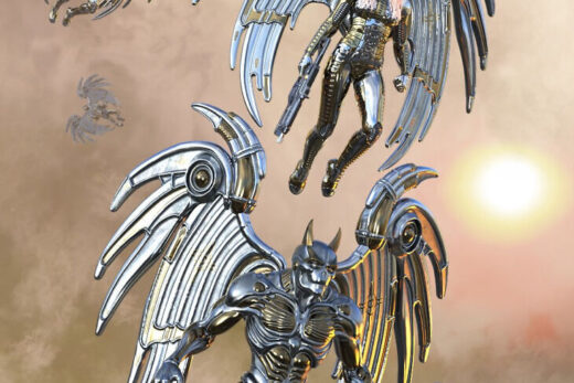 Biomech demon wings for genesis 9 genesis 8 and genesis 3