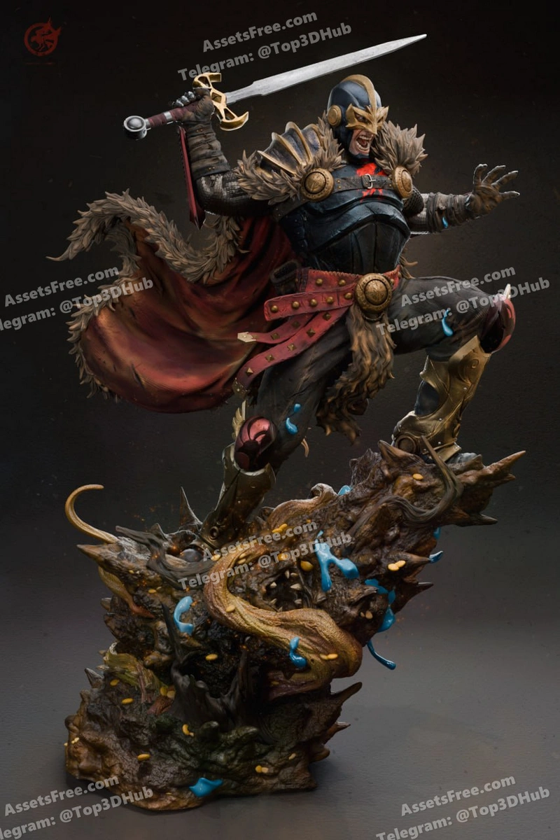 Boubouille9 – Black Knight – STL 3D Print Model | AssetsFree.com Boubouille9 black knight