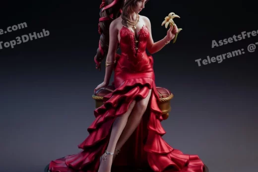Bulkamancer sculpts aerith gainsborough final fantasy vii remake