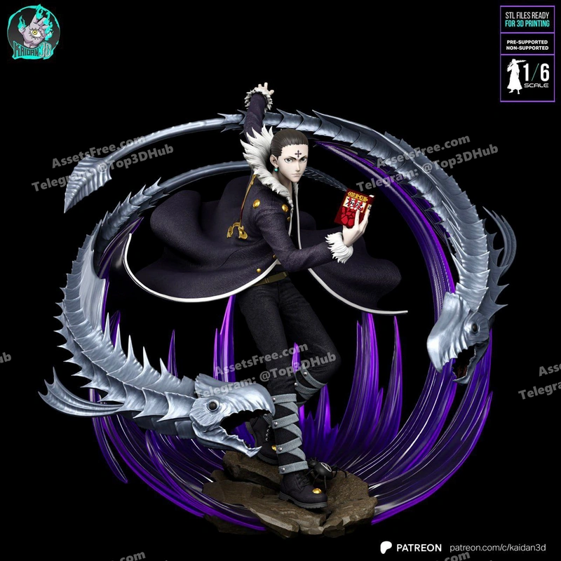 Chrollo Lucilfer – Hnter X Hunter – STL 3D Print Model | AssetsFree.com Chrollo lucilfer hnter x hunter