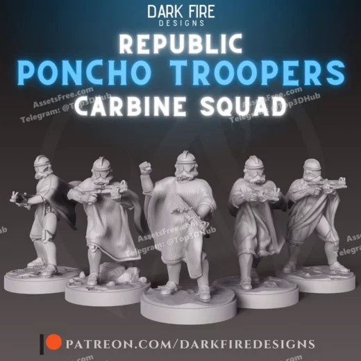 Clone trooper poncho carbine df056