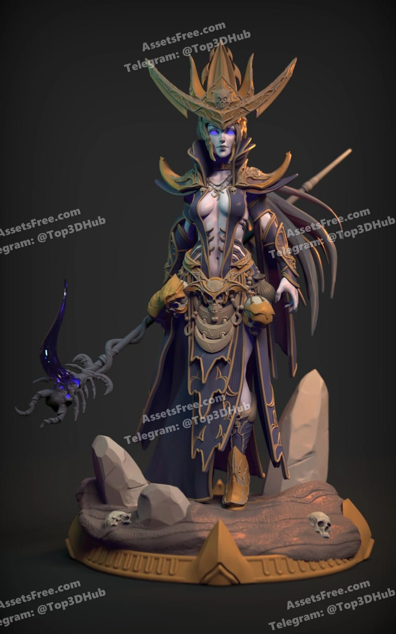 Dark Elf (by Alexei Konev) – STL 3D Print Model | AssetsFree.com Dark elf (by alexei konev)