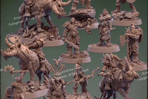 Daybreak miniatures 04 2022 sentinels of the eastern peaks complete