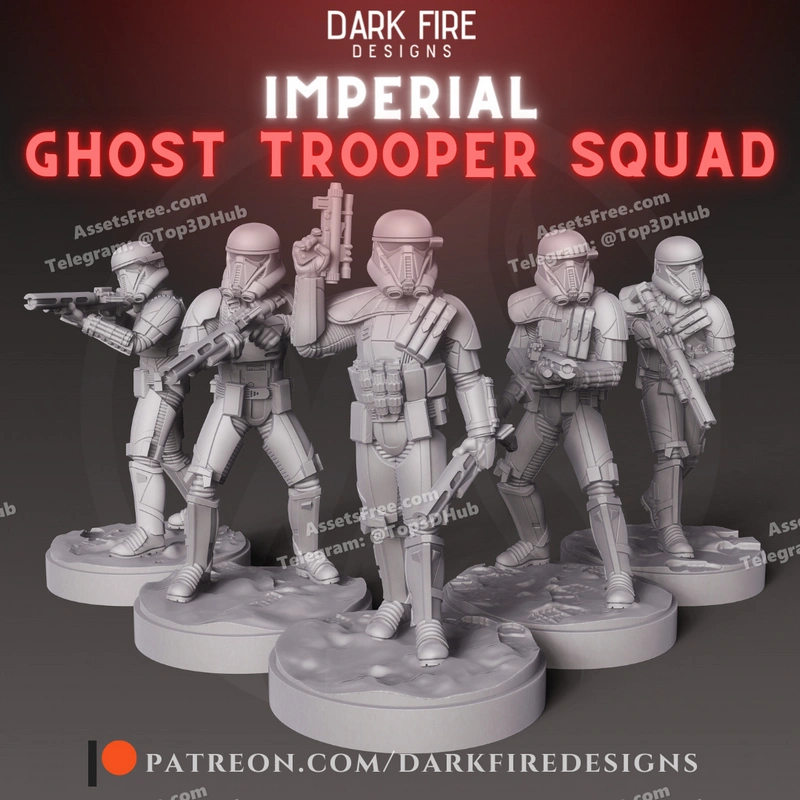 Death Trooper – Squad – DF091 – STL 3D Print Model | AssetsFree.com Death trooper squad df091