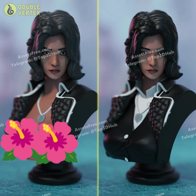 Double vertex lune clair obscur expedition 33 bust figure