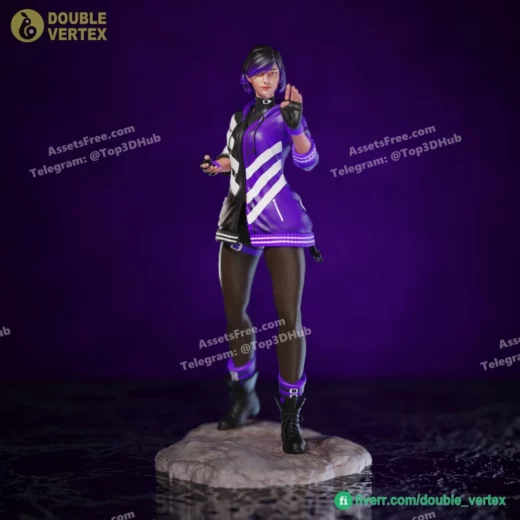 Double vertex mishima reina tekken 8 game figure