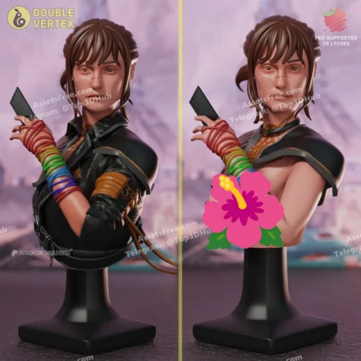 Double vertex sciel clair obscur expedition 33 bust figure
