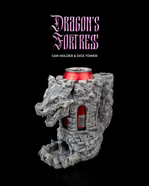 Dragon s fortress can holder and dice tower d1d41c5120