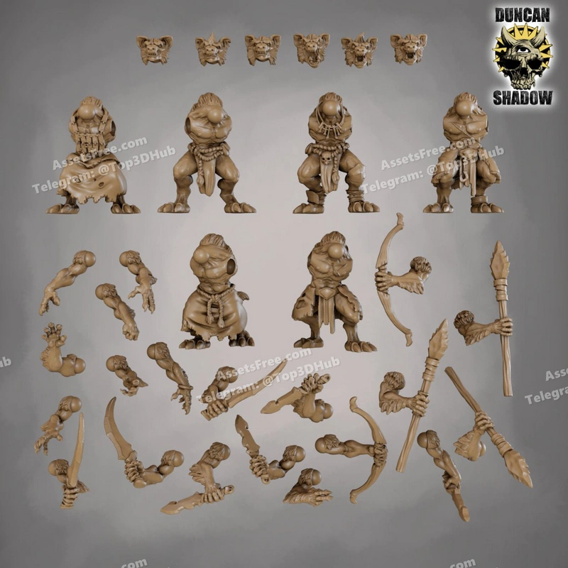 Duncan shadow gnoll werejackal bundle