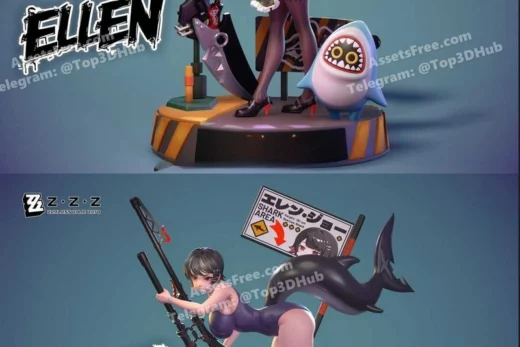 Ellen joe zenless zone zero nsfw