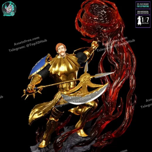 Escanor nanatsu no taizai kaidan 3d