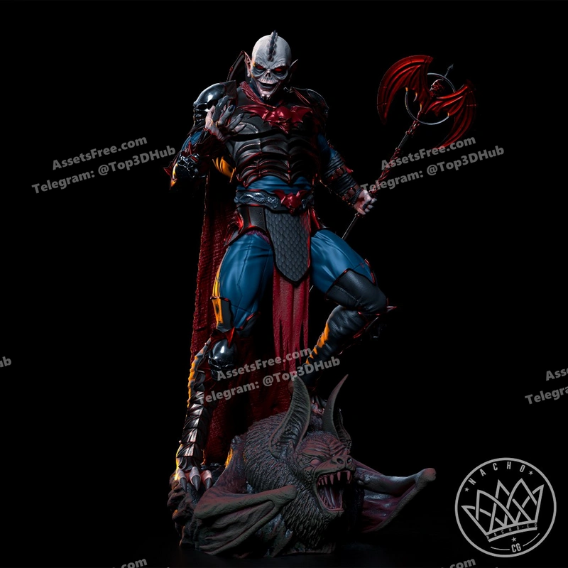Fan Art – Hordak from Motu – Statue – STL 3D Print Model | AssetsFree.com Fan art hordak from motu statue