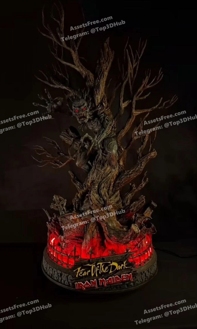 Fear-of-the-dark – STL 3D Print Model | AssetsFree.com Fear of the dark