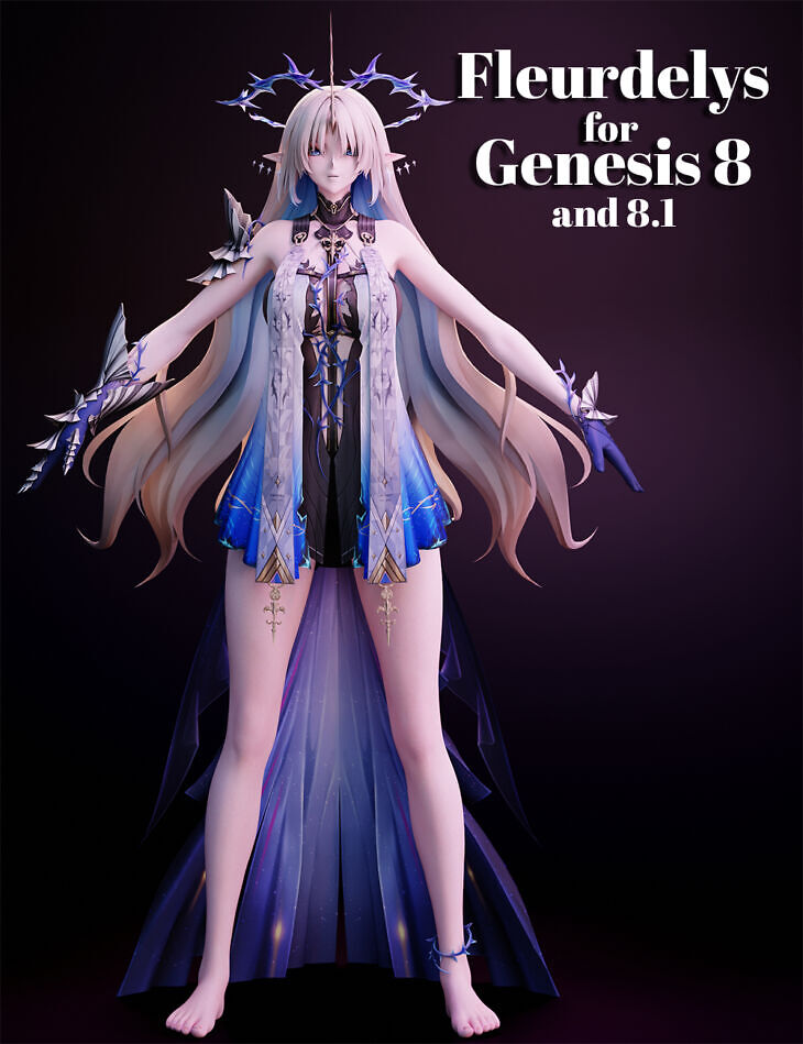 Fleurdelys for genesis 8 and 8.1 female