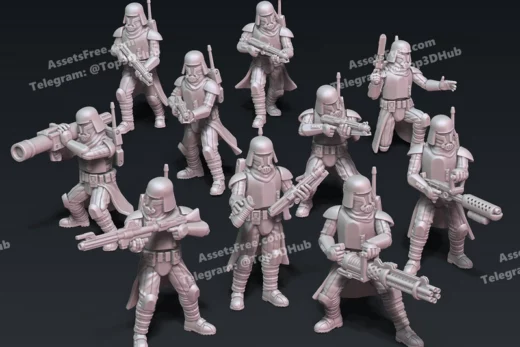 Frost trooper squad and kit bash ar012