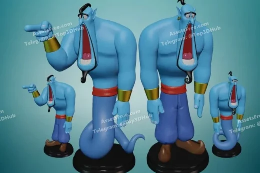 Genie aladdin surprised face