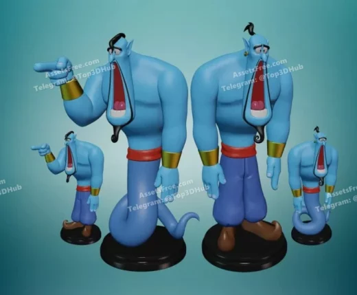 Genie aladdin surprised face