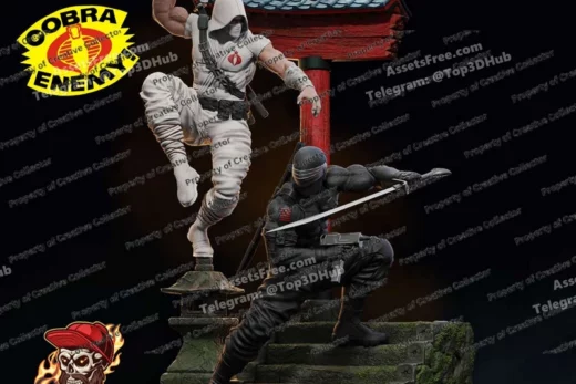 Gi joe snakeyes vs stormshadow cc