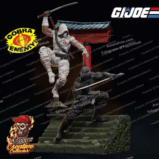 Gi joe snakeyes vs stormshadow cc