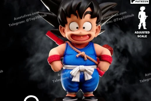 Goku db 1 6 stl