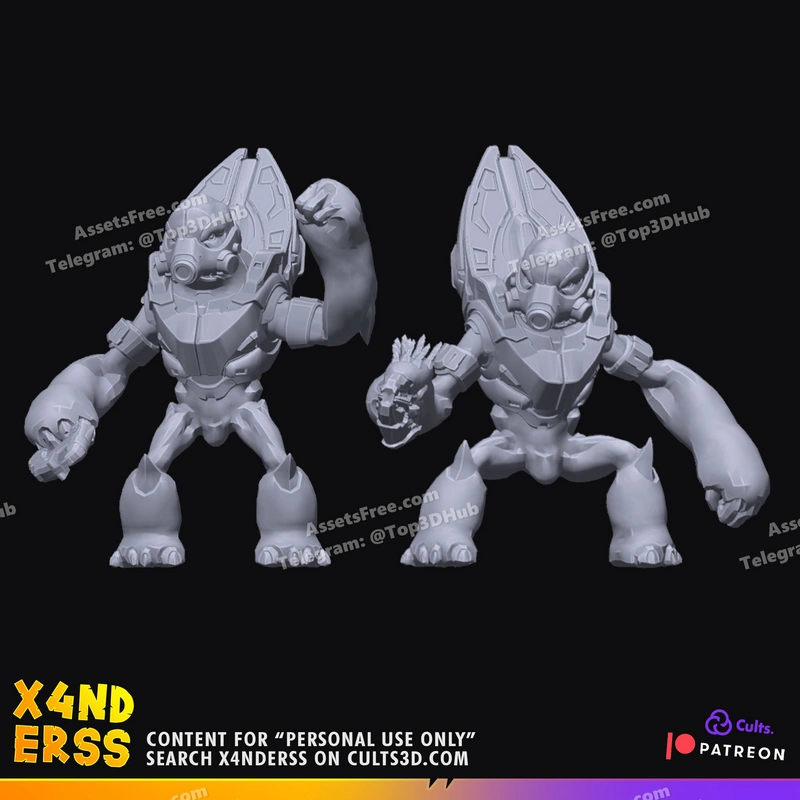 Grunt set 2 (1-72) – STL 3D Print Model | AssetsFree.com Grunt set 2 (1 72)