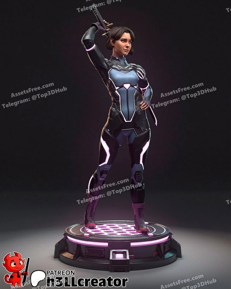 H3LL Creator – Mio (Split Fiction) – May 2025 – STL 3D Print Model | AssetsFree.com H3ll creator mio (split fiction) may 2025