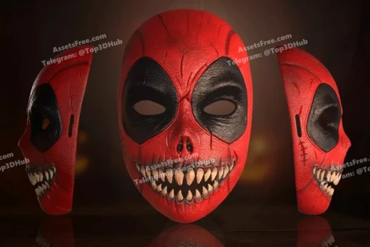 Haunted+deadpool+mask+ +the+halloween+nightmare