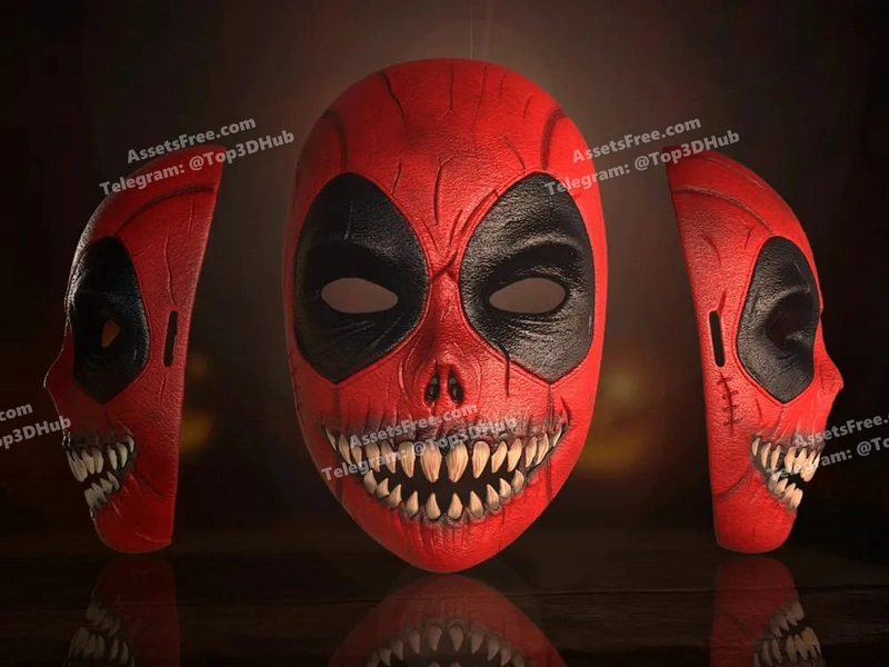Haunted+deadpool+mask+ +the+halloween+nightmare