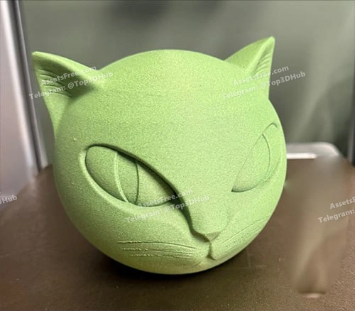 Hex3D_SphereCat_ – STL 3D Print Model | AssetsFree.com Hex3d spherecat