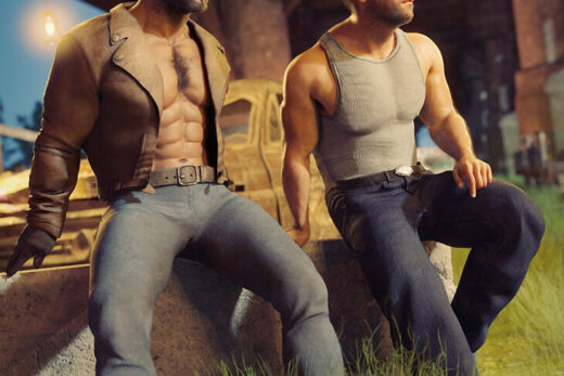 Jepe’s dramatic sit poses for genesis 9 and 8 male