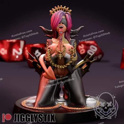 Jigglystix demon nun eisheth nsfw